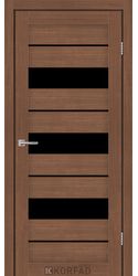 Межкомнатные двери CORRIS, PVC Renolit Вільха Гірська black